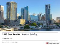 2015 Final Results Analyst Briefing presentation (PDF)