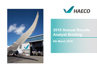 2015 Final Results Analyst Briefing presentation