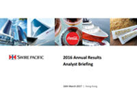 2016 Final Results Analyst Briefing presentation