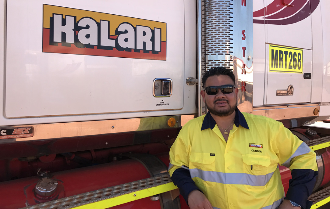 Clinton works for Kalari as an Operations Supervisor.