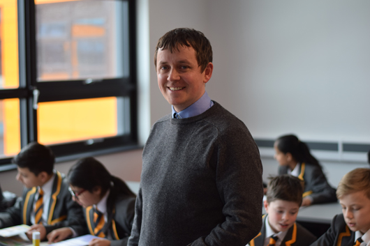 Rob Neal, coordinator of the Swire Chinese Language Centre Manchester