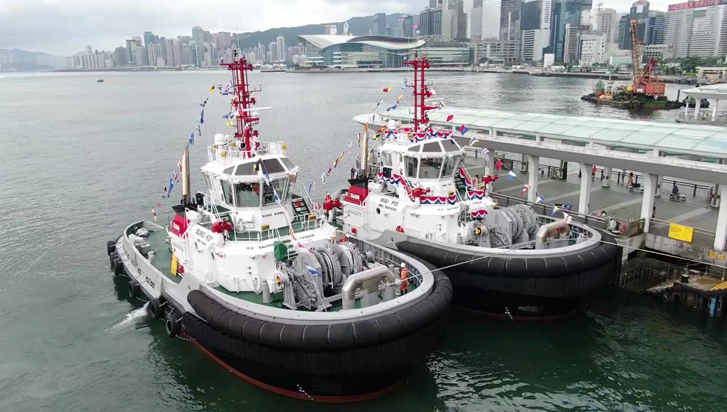 Nearly 400 guests from the maritime industry got a chance to view Mai Po and Sung Kong on 28th June, at a party at the Hong Kong Maritime Museum to welcome the tugs to the HUD fleet.