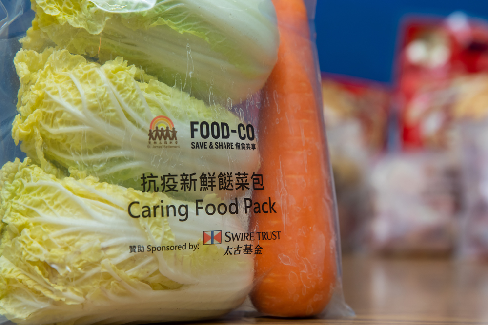 SJS FOOD-CO&rsquo;s fresh food packs with vegetables and meat.