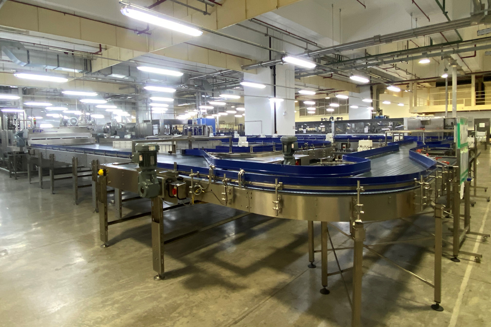 The new aseptic production line.