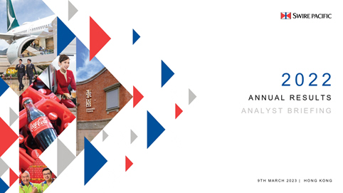 2022 Annual Results Analyst Briefing