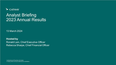 2023 Annual Results Analyst Briefing presentation