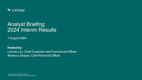 2024 Interim Results Analyst Briefing