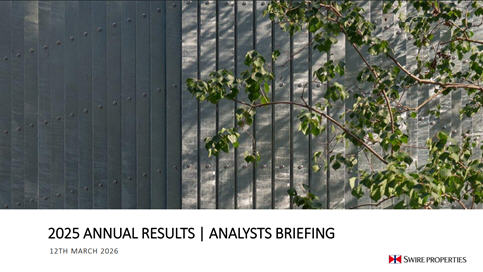2025 Annual Results Analyst Briefing presentation