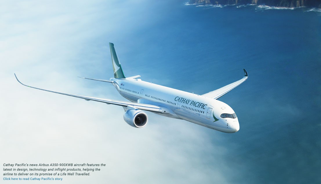First A350 joins CX fleet