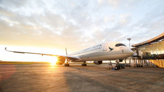First A350-1000 comes home