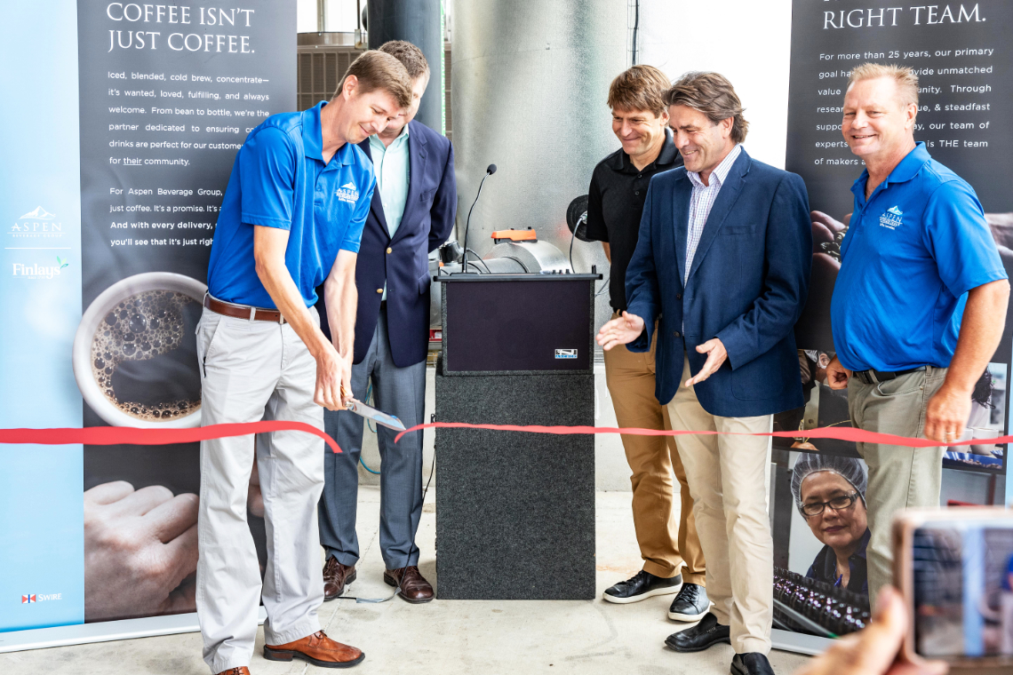 Aspen hosted a ribbon-cutting ceremony to celebrate completion of the expansion project.