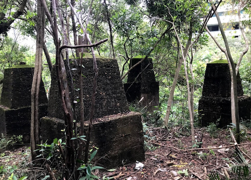Foundations of the cable car pylons can still be located today.