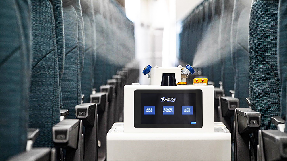 Robot technology aids cabin disinfection