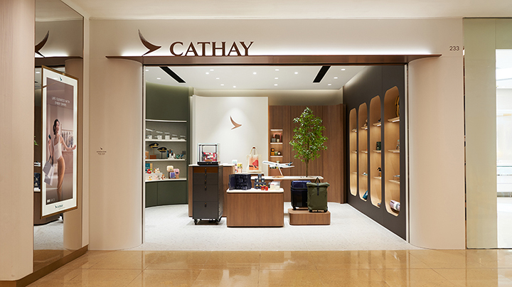 Cathay's first retail space Cathay's first retail space