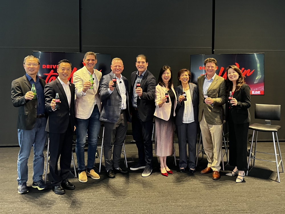 Leaders from Swire Coca-Cola and The Coca-Cola Company shared insights at the global town hall meeting.