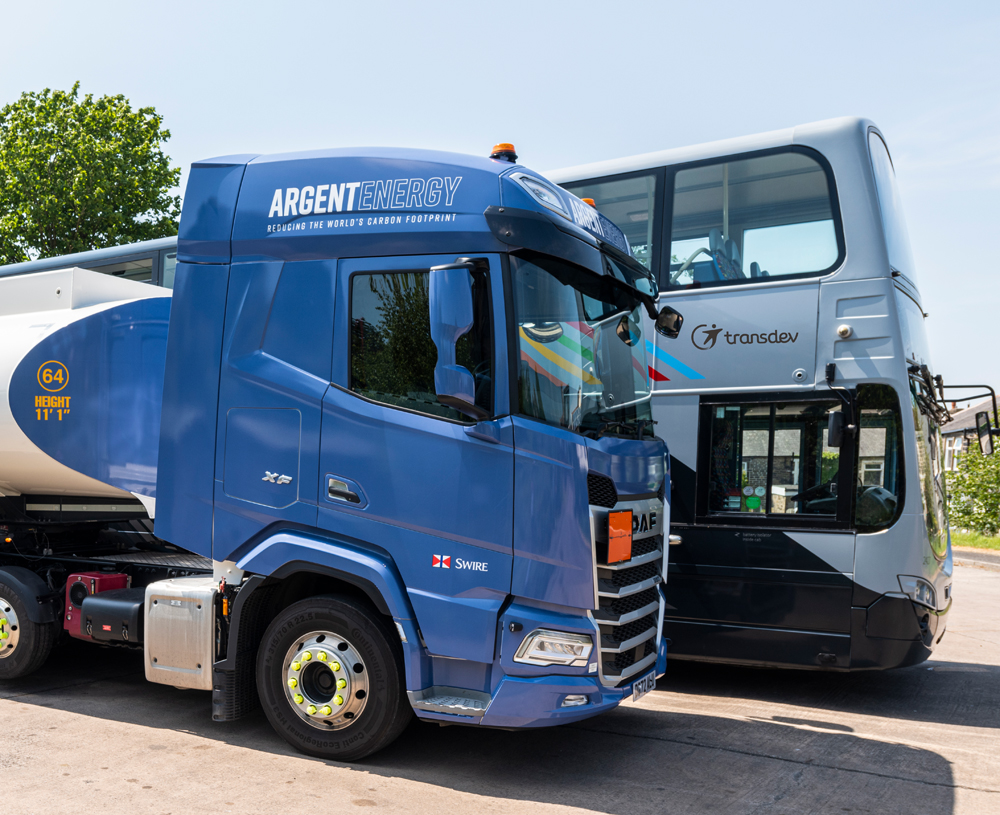 Argent’s High Blend Fuel can be readily implemented by Transdev as an immediate solution for their existing diesel fleet.