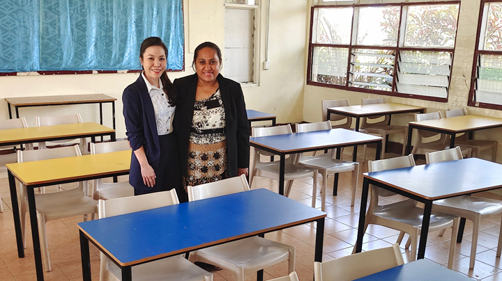 Supporting the local community in Tonga