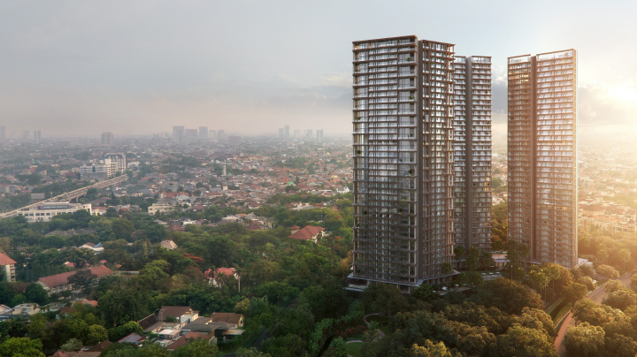 Luxury residential development tops out