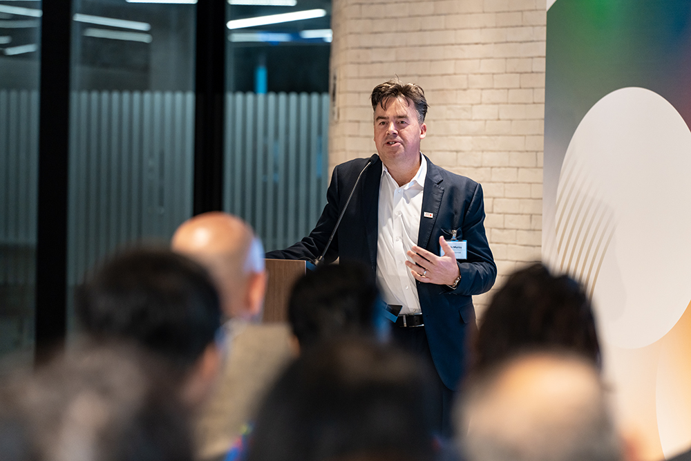Martin Murray, Swire Pacific’s Finance Director, opens the Forum.
