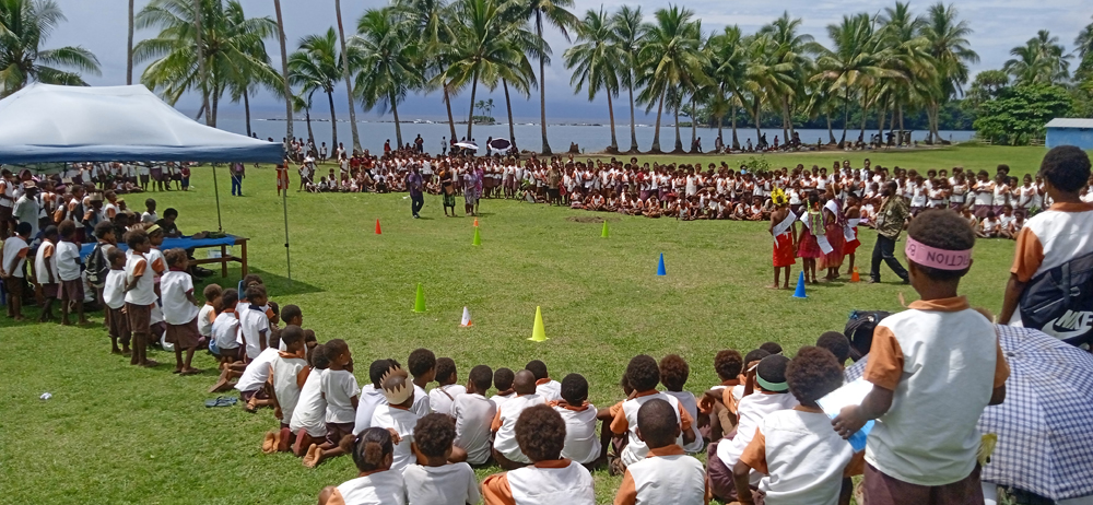 Over 300 students from Megiar Primary School took part in the interactive learning event.