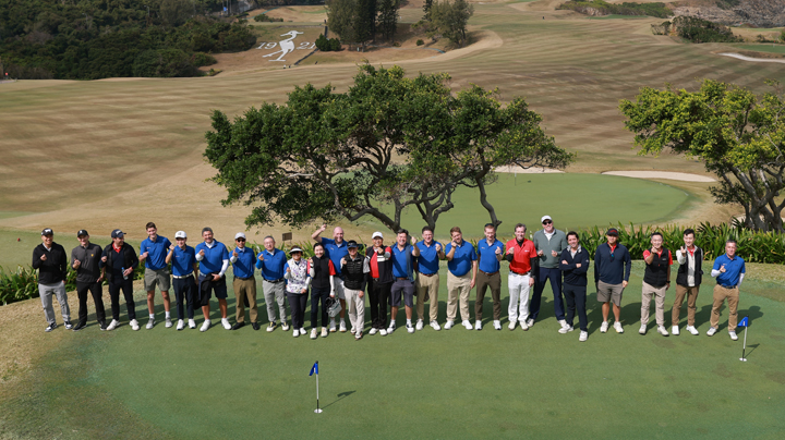 Teeing off at the 2025 Taifoong Trophy