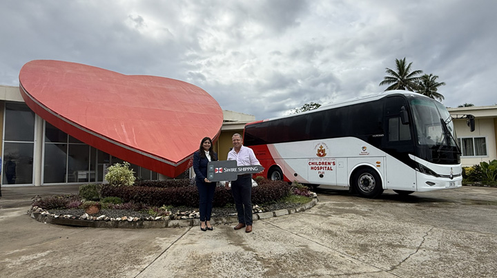 Strengthening hospital services with bus donation