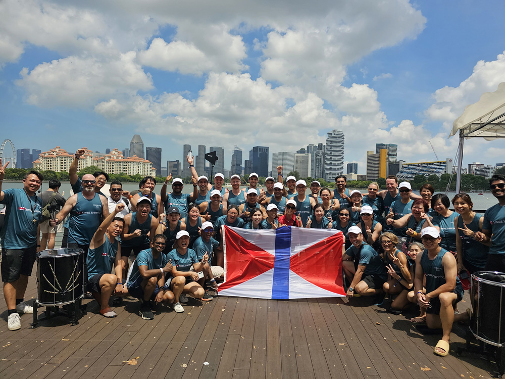 The Swire Shipping team in Singapore.
